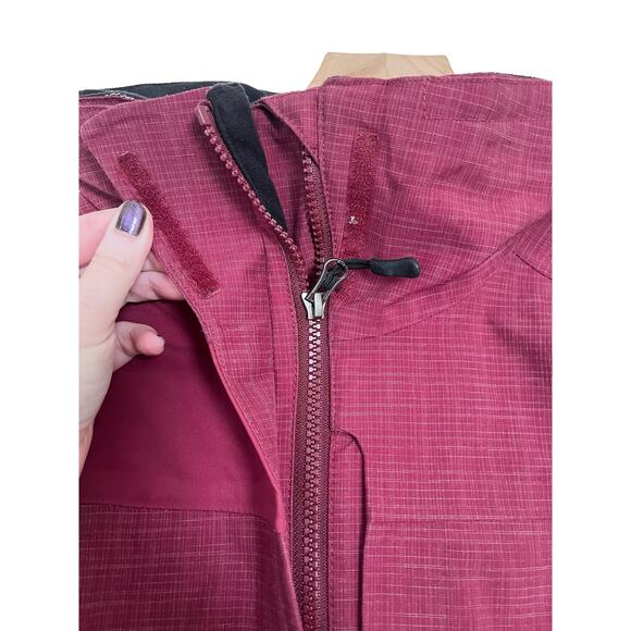 Nils Womens Red Burgundy Winter Ski Jacket Thermore Recco Technology Size 6 - Picture 2 of 16